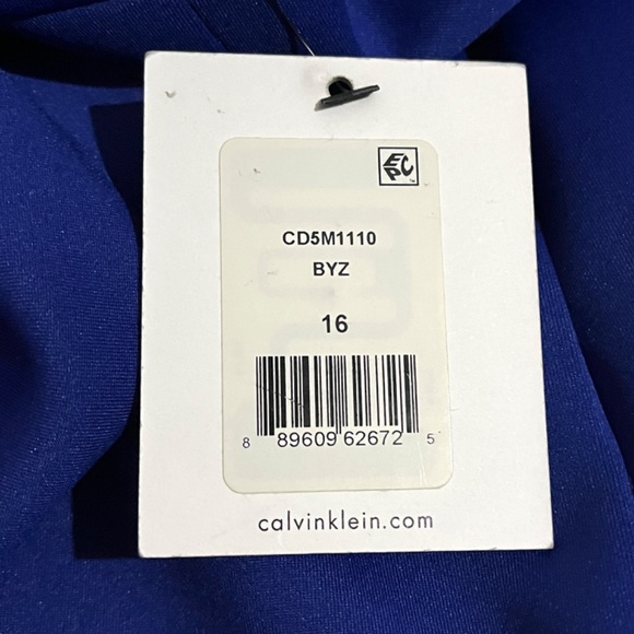 Calvin Klein Structured Fit and Flare Dress - Picture 11 of 11